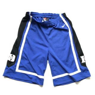 Vintage Nike Duke Blue Devils Basketball Shorts Xl Youth Blue Black Men