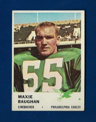 1961 Fleer 56 Maxie Baughan (rc) (ex) Philadelphia Eagles