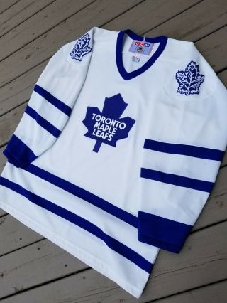 Ccm Maska Toronto Maple Leafs Nhl Hockey Jersey Size Xl Mens Canada