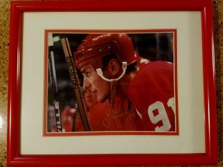 Sergei Fedorov 8x10 Photo Autographed,  Prof.  Matted And Framed With