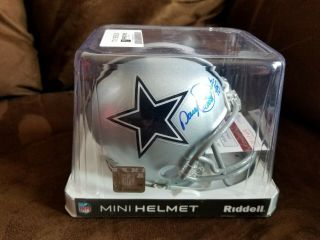 Darrl Johnson Autographed Mini Helmet Dallas Cowboys Jsa