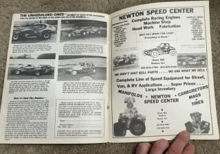 1976 Orange County Fair Speedway The Hard Clay Racing Program Tighe Scott 3