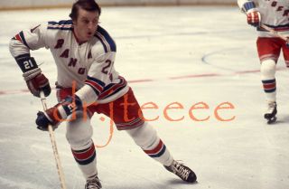 1974 Pete Stemkowski York Rangers - 35mm Hockey Slide