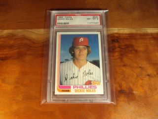 1982 Topps Baseball 530 Dickie Noles Psa 8 Nm/mint,  Philadelphia Phillies