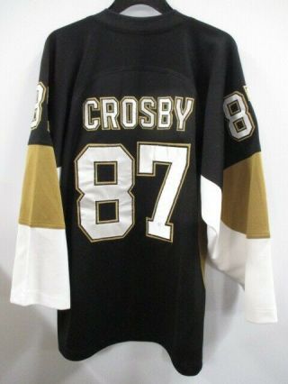 Nhl Mens Sidney Crosby Pittsburgh Penguins Stitched Hockey Jersey Size Medium