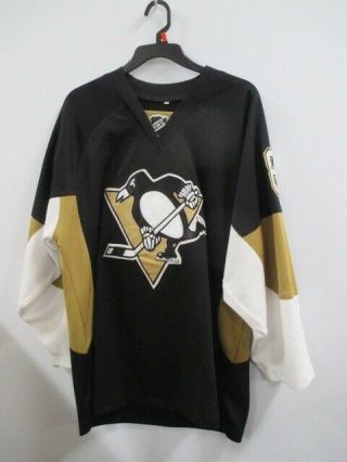 NHL Mens Sidney Crosby Pittsburgh Penguins Stitched Hockey Jersey Size Medium 2