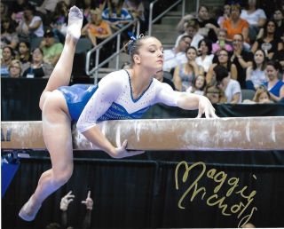 Maggie Nichols Signed 8x10 Photo Usa Gymnastics Oklahoma Sooners Sexy Team B
