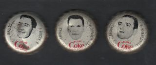 1964 - 65 Coca Cola Boston Bruins Caps Full Team Set 18/18