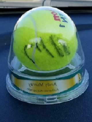 Andy Murray Autographed Wilson U S Open Tennis Ball By Ace Authentics