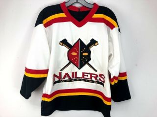 Wheeling Nailers Minor League Hockey Jersey Sewn Youth Large