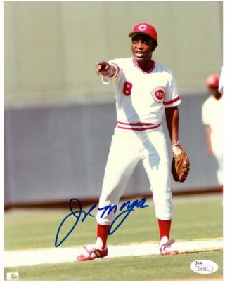 Joe Morgan Autograph 8 X 10 Photo Jsa Certified Baseball