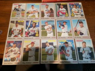 2019 Topps Heritage Wal - Mart Cloth Sticker Complete Set Of 15 Judge Bryant Soto