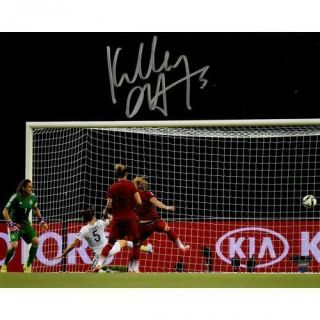 Kelley O ' Hara Signed Team USA 2015 Women ' s World Cup Goal vs.  Germany 8x10 Photo 2