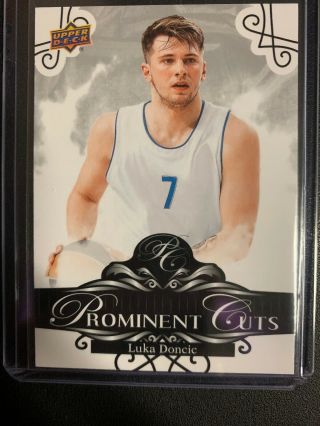 2019 Luja Doncic Upper Deck Prominent Cuts Pc - 7 National Convention Mavericks