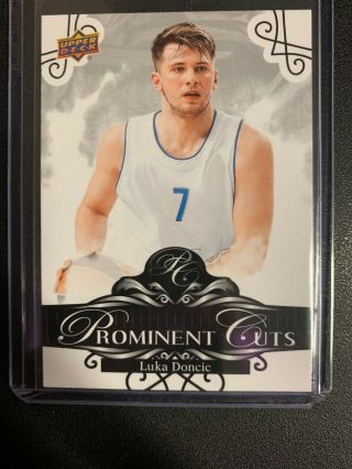 2019 LUJA DONCIC UPPER DECK PROMINENT CUTS PC - 7 NATIONAL CONVENTION MAVERICKS 2
