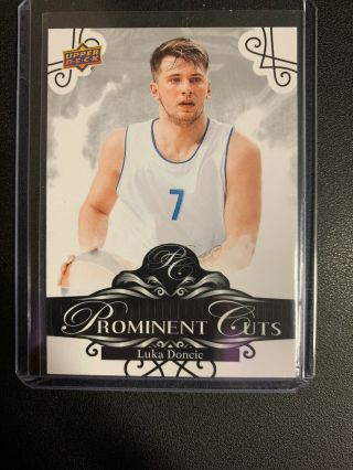 2019 LUJA DONCIC UPPER DECK PROMINENT CUTS PC - 7 NATIONAL CONVENTION MAVERICKS 3