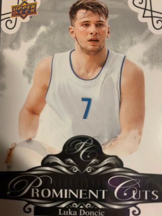 2019 LUJA DONCIC UPPER DECK PROMINENT CUTS PC - 7 NATIONAL CONVENTION MAVERICKS 4