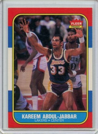 1986 Fleer Kareem Abdul - Jabbar 1