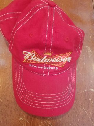 Kevin Harvick Autographed Budweiser Hat Cap Nascar