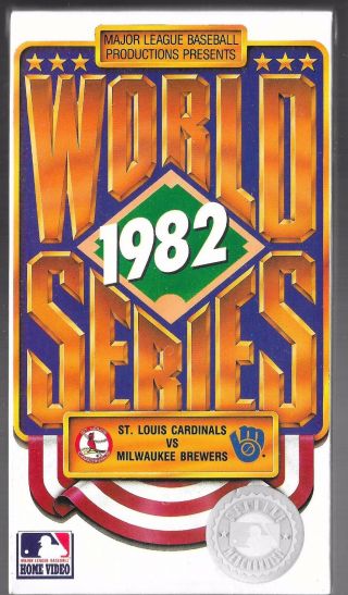 Mlb World Series Video Nib Rare 1982 St.  Louis Cardinals Vs Milwaukee Brewers