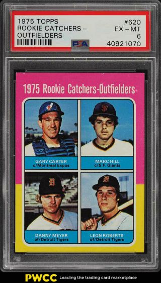 1975 Topps Gary Carter Rookie Rc 620 Psa 6 Exmt (pwcc)
