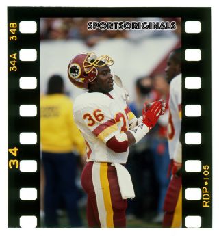 35mm Color Slide - Timmy Smith - Washington Redskins - Bowl Xxii