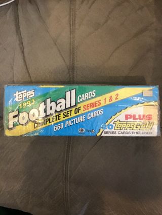 Topps 1992 Factory Football Cards Complete Set - Plus 20 Gold Cards