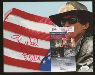 Richard Petty Nascar Signed 8x10 Photo Red Ink Auto Autograph Jsa