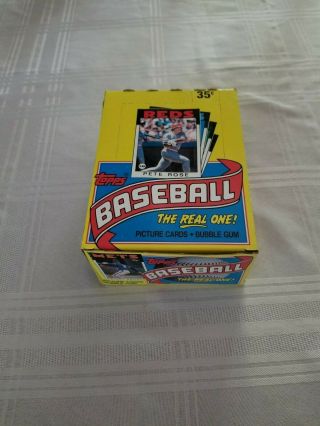 1986 Topps Baseball Wax Box (36 Packs) From Case