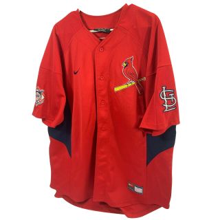 Nike Mlb St.  Louis Cardinals " Pujols " 5 Authentic Sewn Baseball Jersey Xl