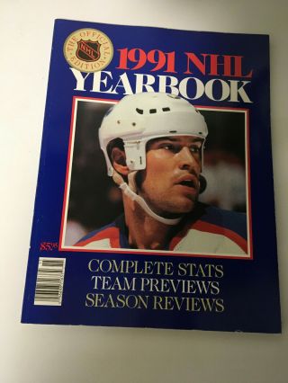 1991 Nhl National Hockey League Yearbook - Sports Collectible