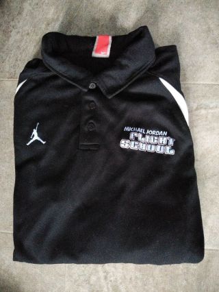 Vintage Nike Men Michael Jordan Flight School Polo Shirt 7