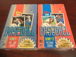 1994 Topps Baseball Series 1 & 2 Factory Wax Boxes - Jeter Gold Rc??