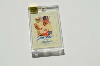 2013 Topps Allen & Ginters Jim Rice Boston Red Sox Archives Signature Auto 01/15