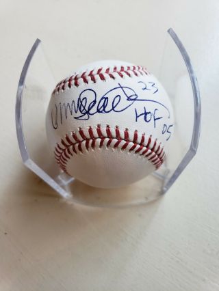 Ryne Sandberg " Hof 05 " Cubs Autographed Signed Rawlings Baseball