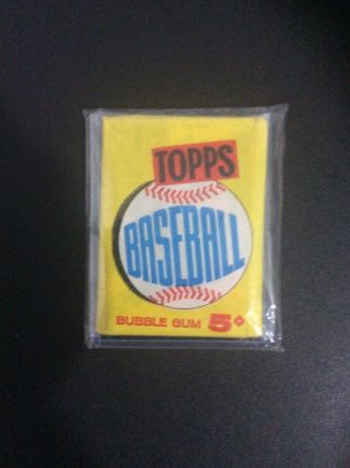 1960 Topps Baseball 5 Cent Wax Pack -