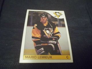 1985 - 86 Opc O - Pee - Chee 9 Mario Lemieux Rookie Penguins - Vg/vgex Centered