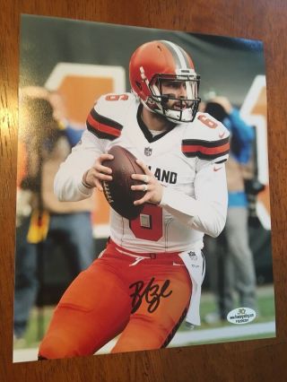 Baker Mayfield Signed Autographed Cleveland Browns 8x10 Photo W/coa