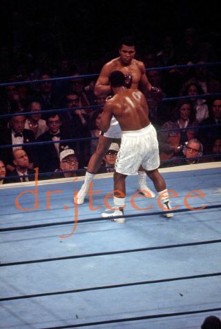 1974 Muhammad Ali Vs Joe Frazier Fight - 35mm Boxing Slide