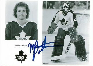 Mike Palmateer Authentic Signed Autograph Toronto Maple Leafs 4x6 Hockey Photo