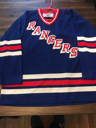 Vintage York Rangers Ccm Hockey Jersey - Medium