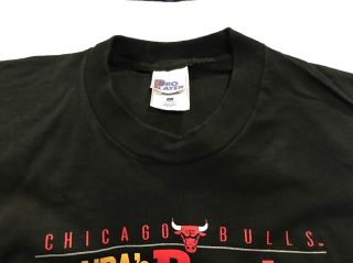 Vintage 1996 Chicago Bulls Ring tshirt Size XL NBA Pro Player Jordan Pippen 3