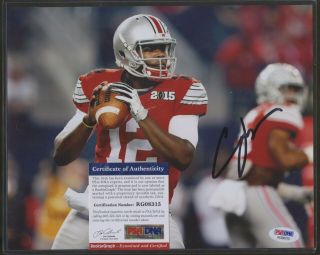 Cardale Jones Ohio State Signed 8x10 Photo Auto Psa/dna Rookie Graph 2