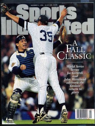 Sports Illustrated Novemebr 4 1996 Yanks Win Series Joe Girardi