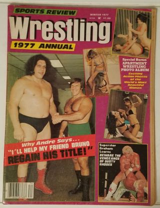 Sports Review Wrestling 1977 Annual Apartment Wrestling Winter 1977