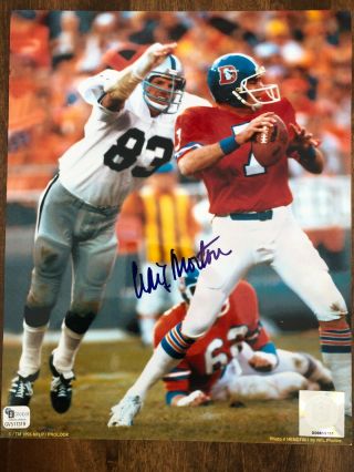 Craig Morton Denver Broncos Autographed Signed 8x10 Photo - Certified Authentic