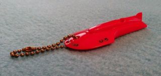 Vintage 1972 Gold Cup Booster U - 5 Towne Club Unlimited Hydroplane Keychain