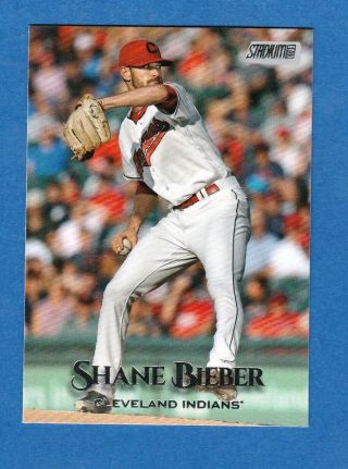 2019 Stadium Club Shane " Justin " Bieber Error Card Cleveland