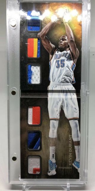 2014 - 15 Panini Preferred Swish Kevin Durant Prime 6 Patch Swatch Booklet 17/25