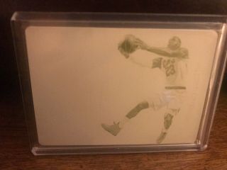 2017 - 18 Flawless Lebron James Cleveland Cavaliers 1/1 Yellow Printing Plate